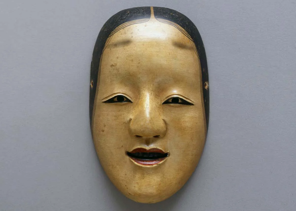 © Onnamen Noh Mask, 18th Century, Fukuoka City Museum