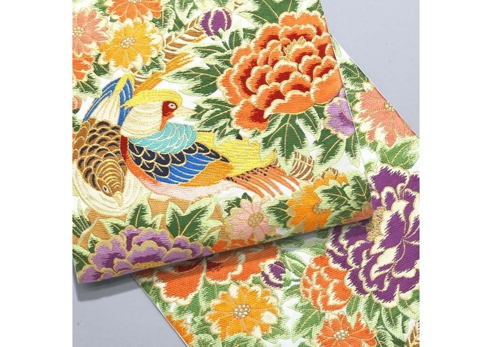 Silk Obi Belt by Tatsumura Textile