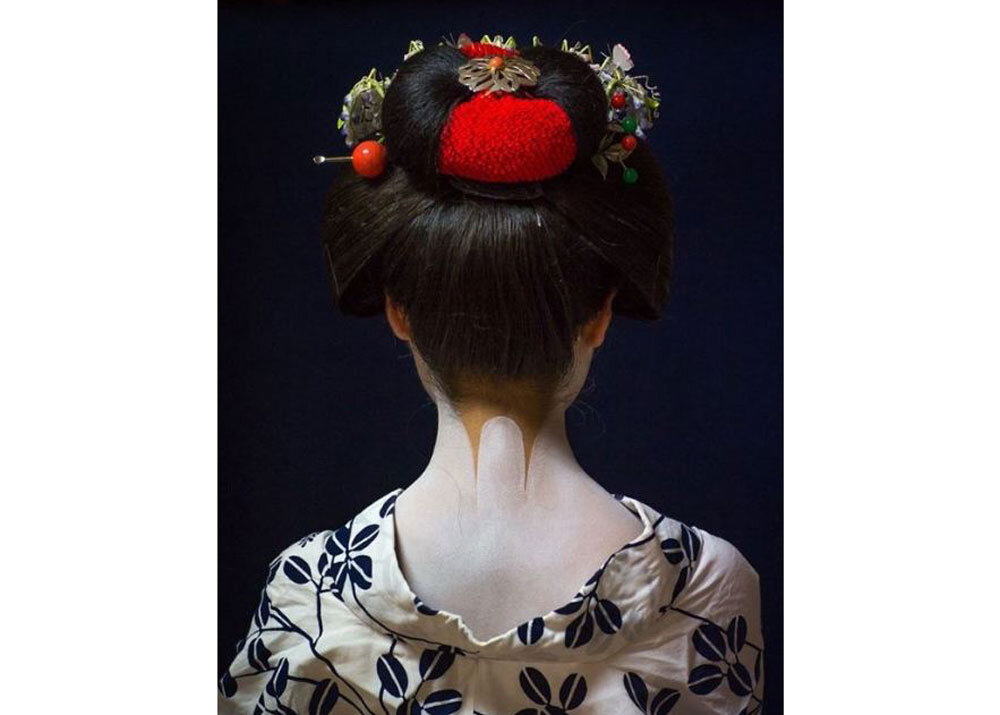 Japanese Kanzashi Geisha Hair Stick NOSHIME Design Kimono Hairpin/Made in Japan 