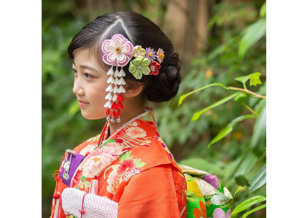 Kanzashi > Barrettes et épingles à cheveux japonaises