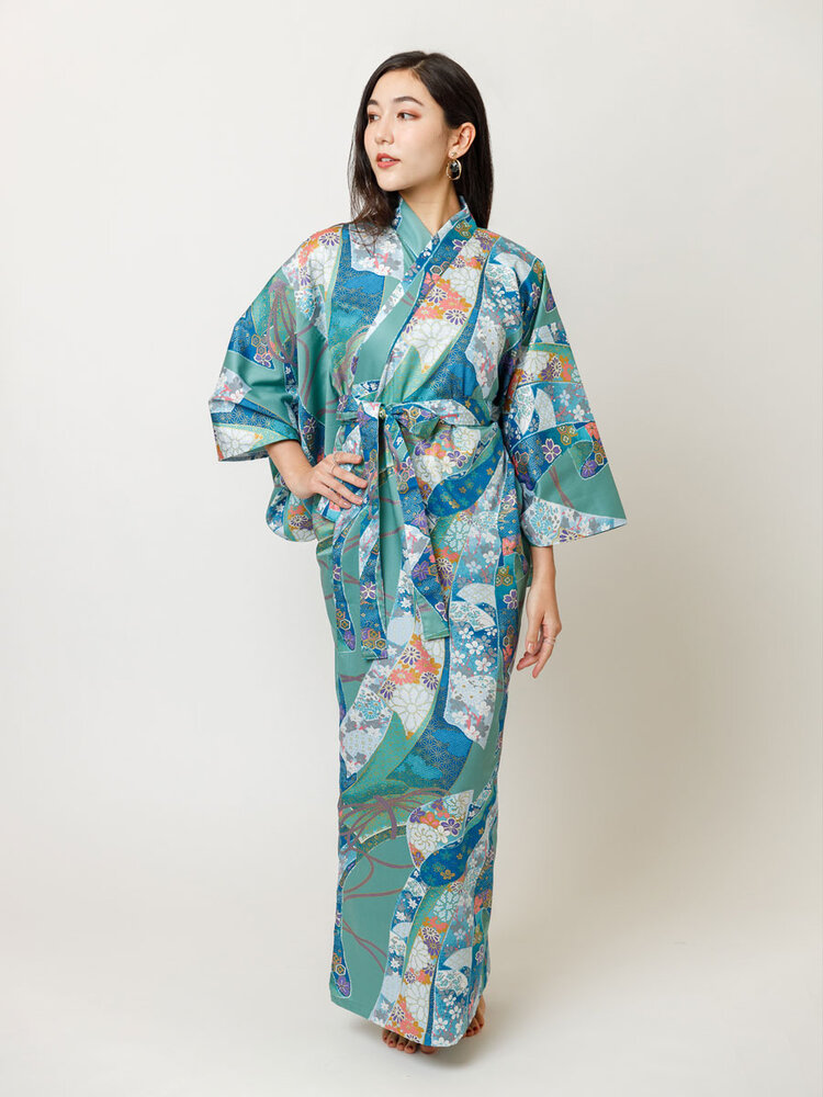 NO.418 Japanese vintage Kimono very good condition! kimono under wear