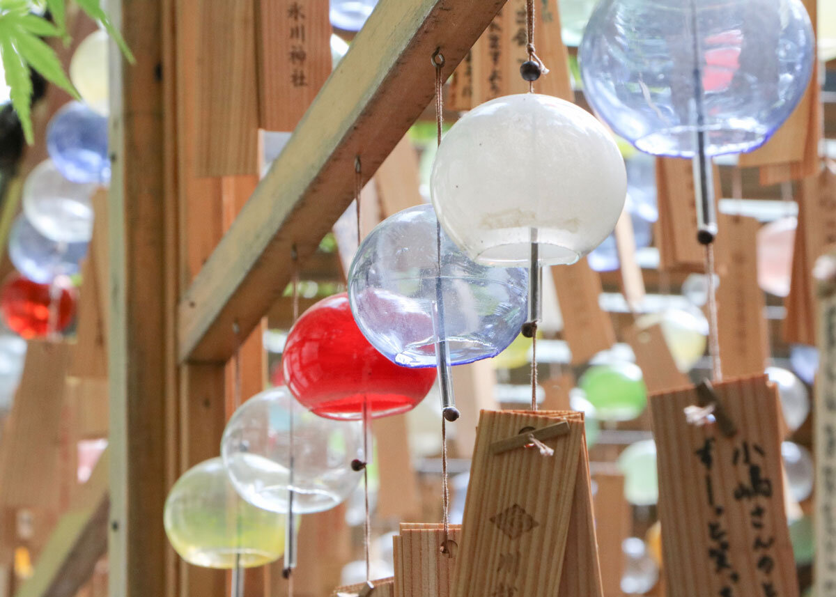 Japanese traditional wind chime Furin from Japan 