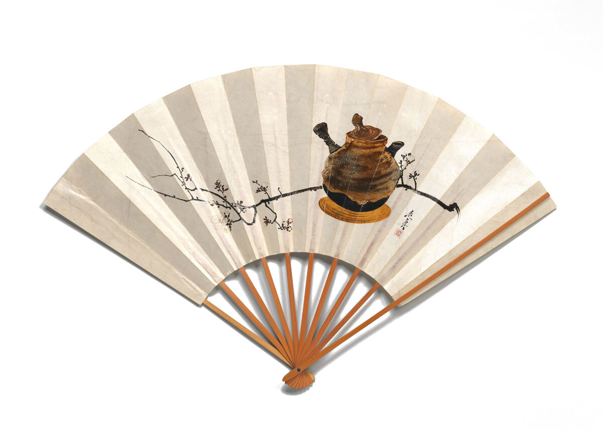 Fragrant folding fan summer cool wooden fan Chinese style small business gifts