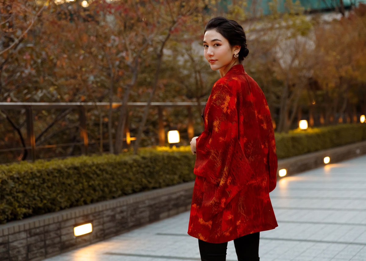 Haori Denim Kimono Jacket