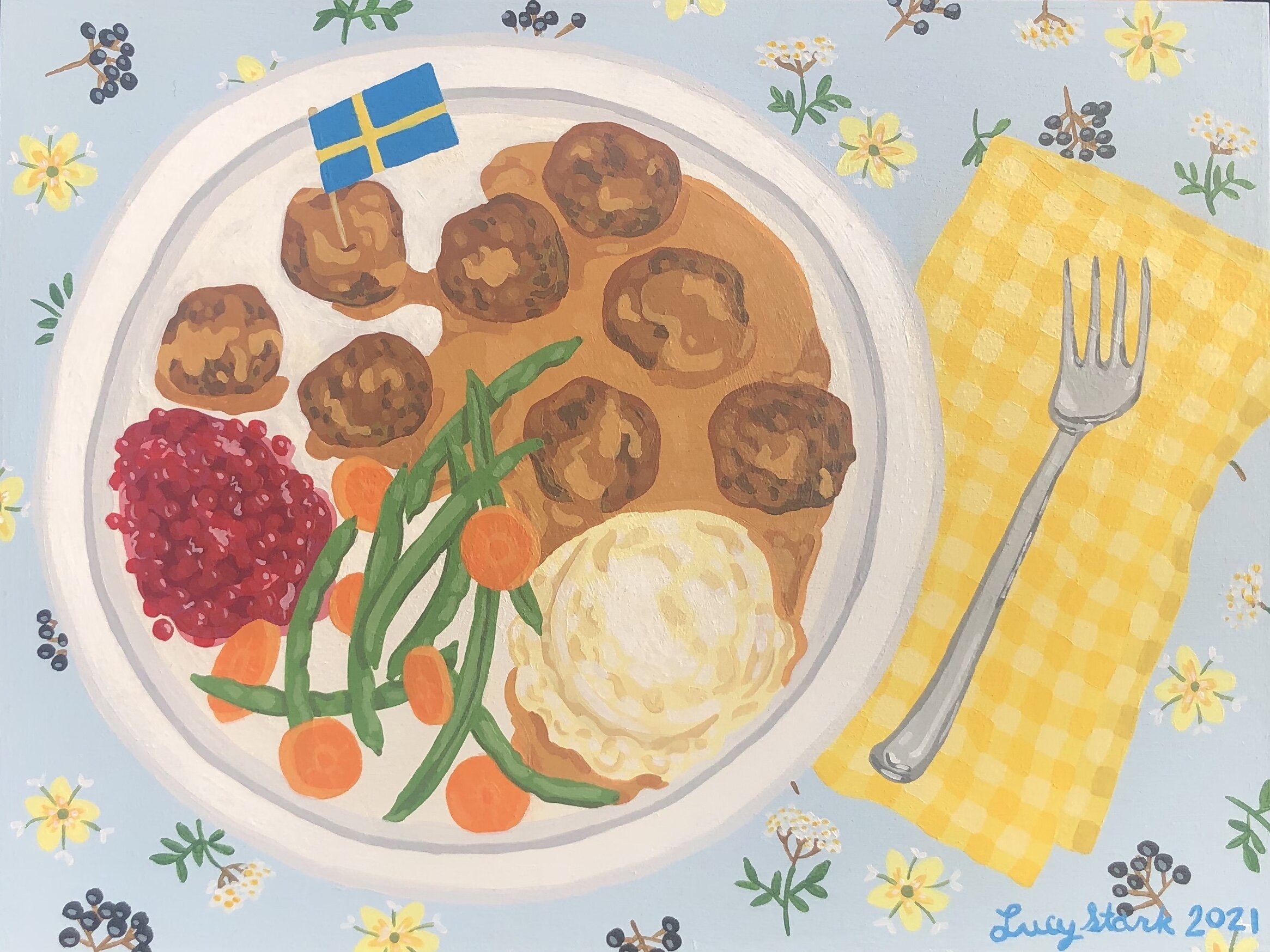 Ikea Meatball Plate, 2021