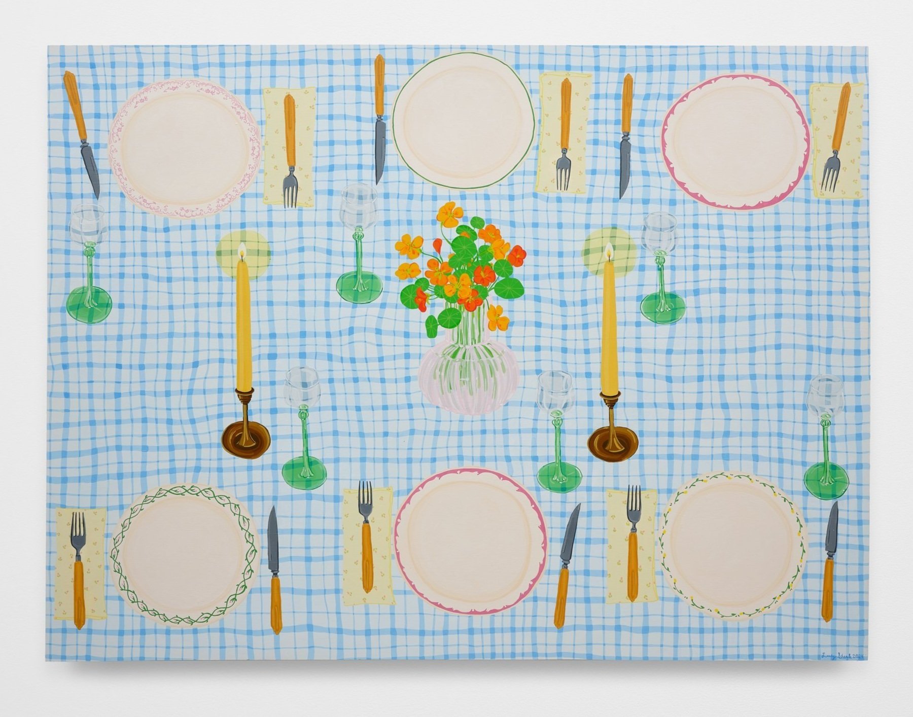 Table Setting (Blue), 2024