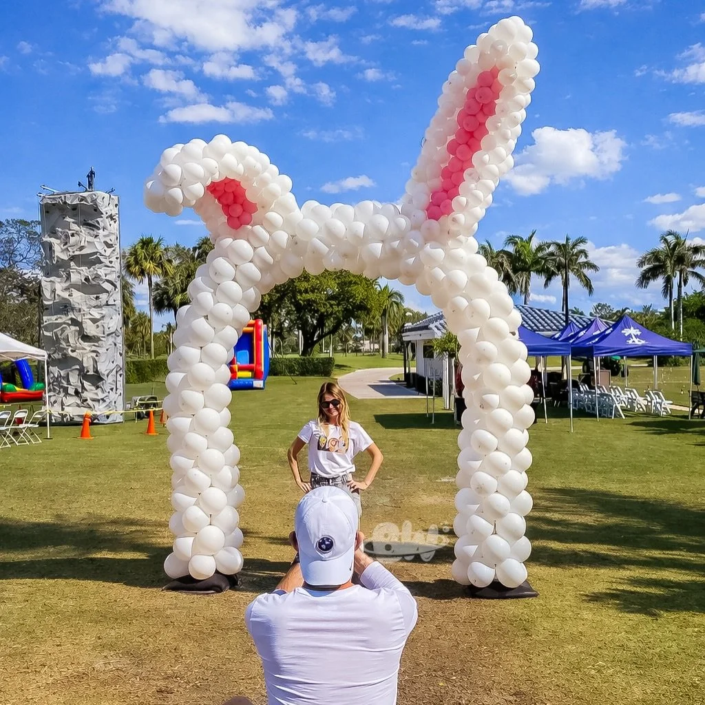 #easterballoons #fortlauderdaleballoons #miamiballoons #palmbeachballoons #bunnyarch