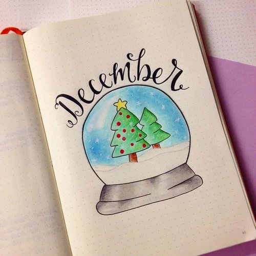 30 Christmas Spread Ideas for your Bullet Journal — Square Lime Designs