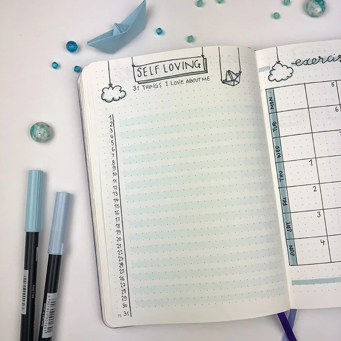 Plan With Me - Bullet Journal March Setup