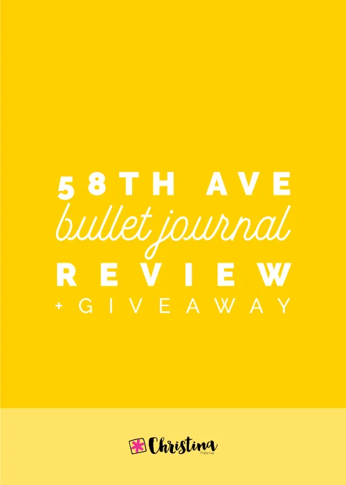 58th Ave Bullet Journal Review