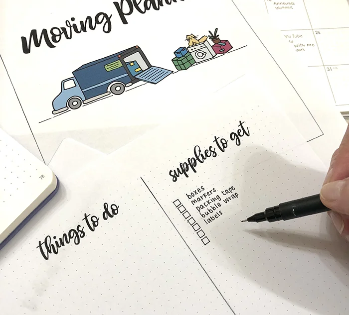 Moving Planner + Printable Kit — Square Lime Designs