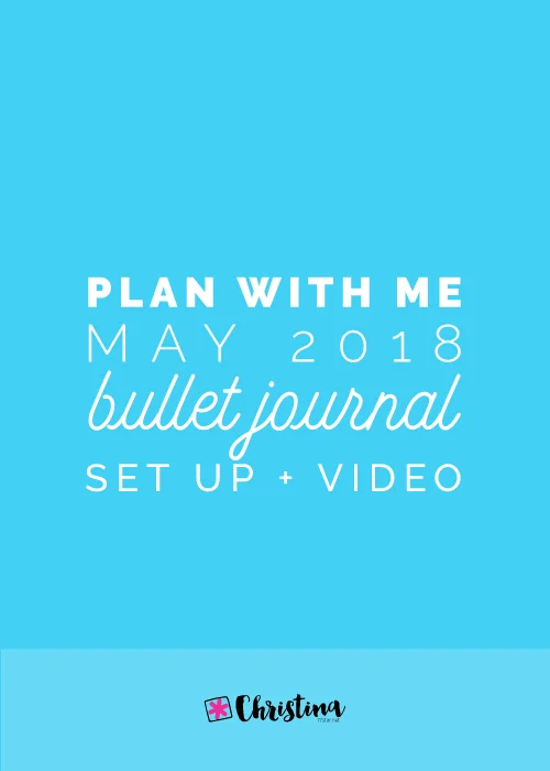 Plan With Me - May 2018 - Bullet Journal Setup
