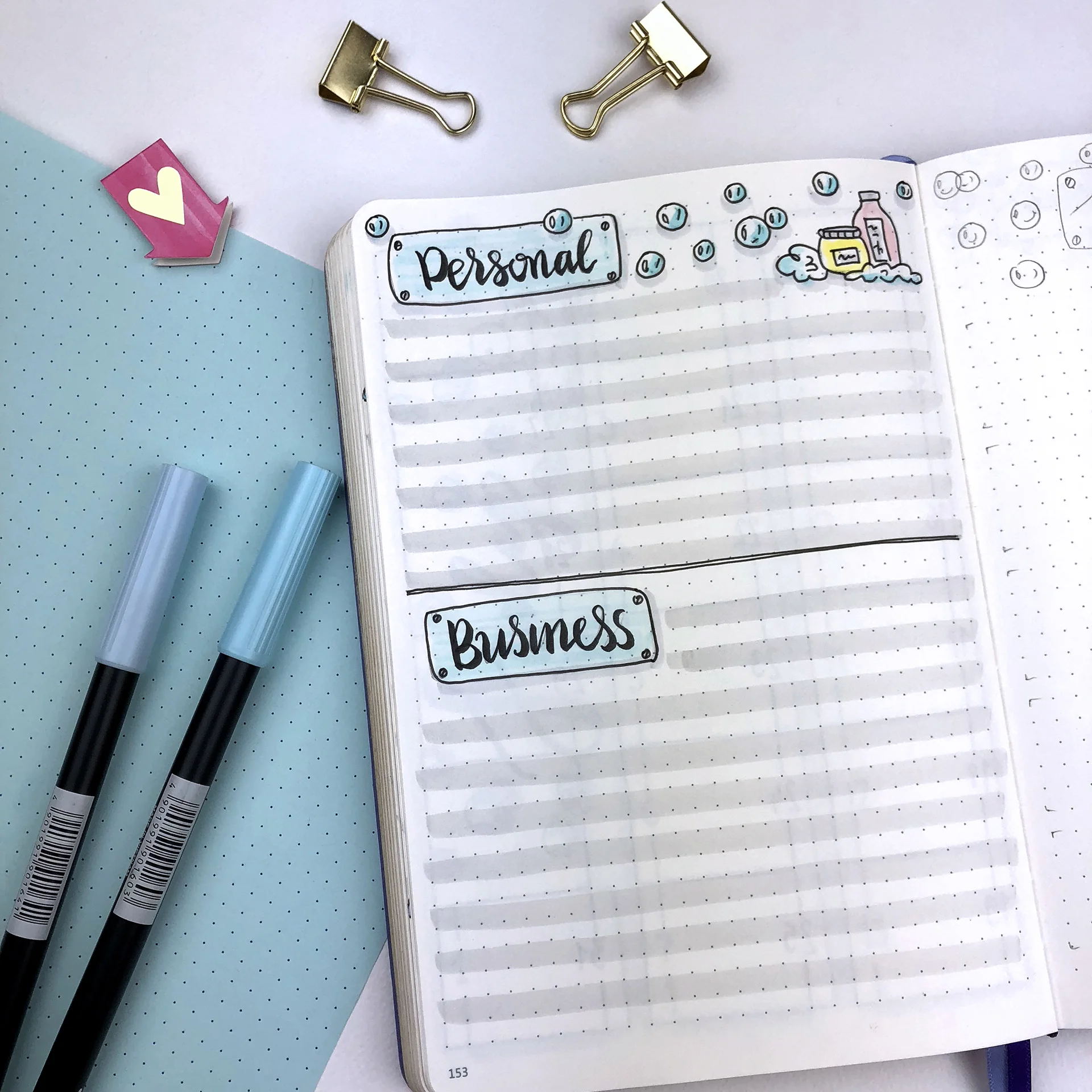 Plan With Me - My July Set Up in my Bullet Journal + Video