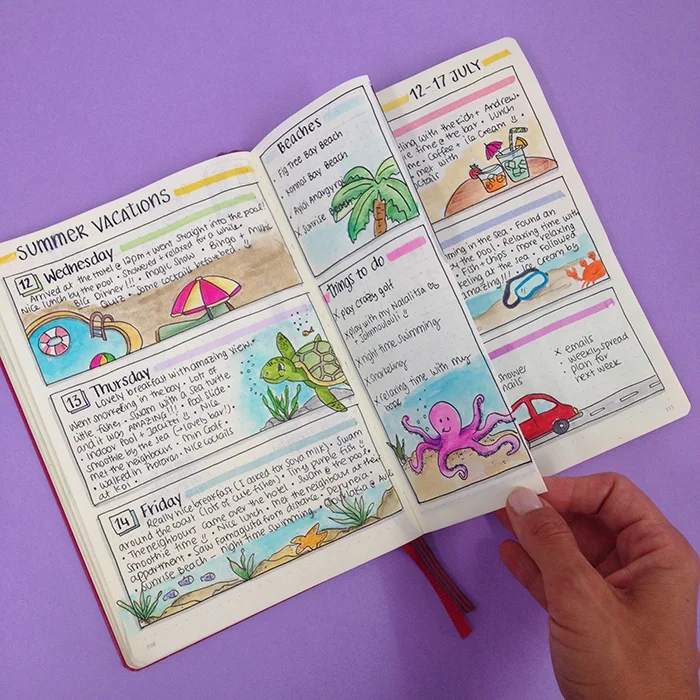 Going on Vacation with your Bullet Journal