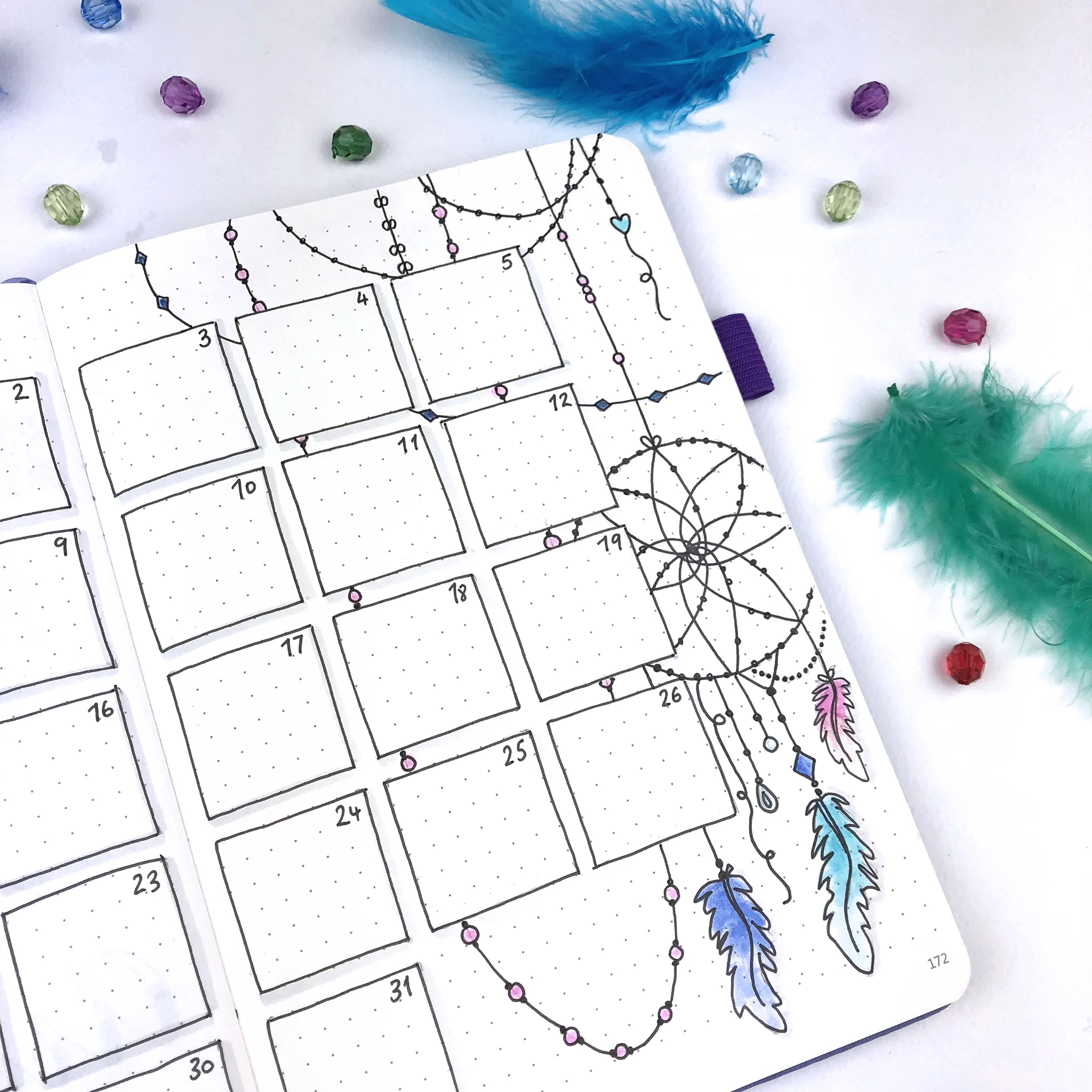 Plan With Me - My August Set Up in my Bullet Journal + Video