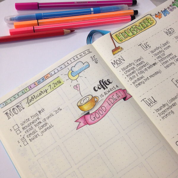 How to Colour Code your Bullet Journal — Square Lime Designs