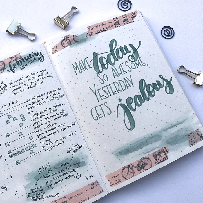 Traveling Bullet Journal - www.christina77star.net