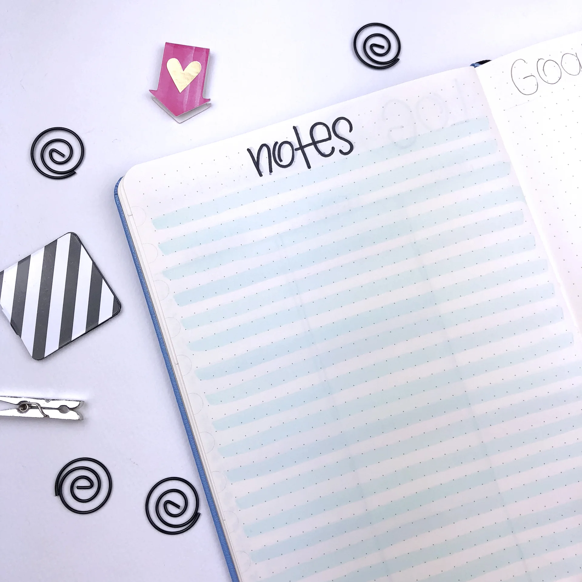 How I've setup my 5th bullet journal - www.christina77star.net