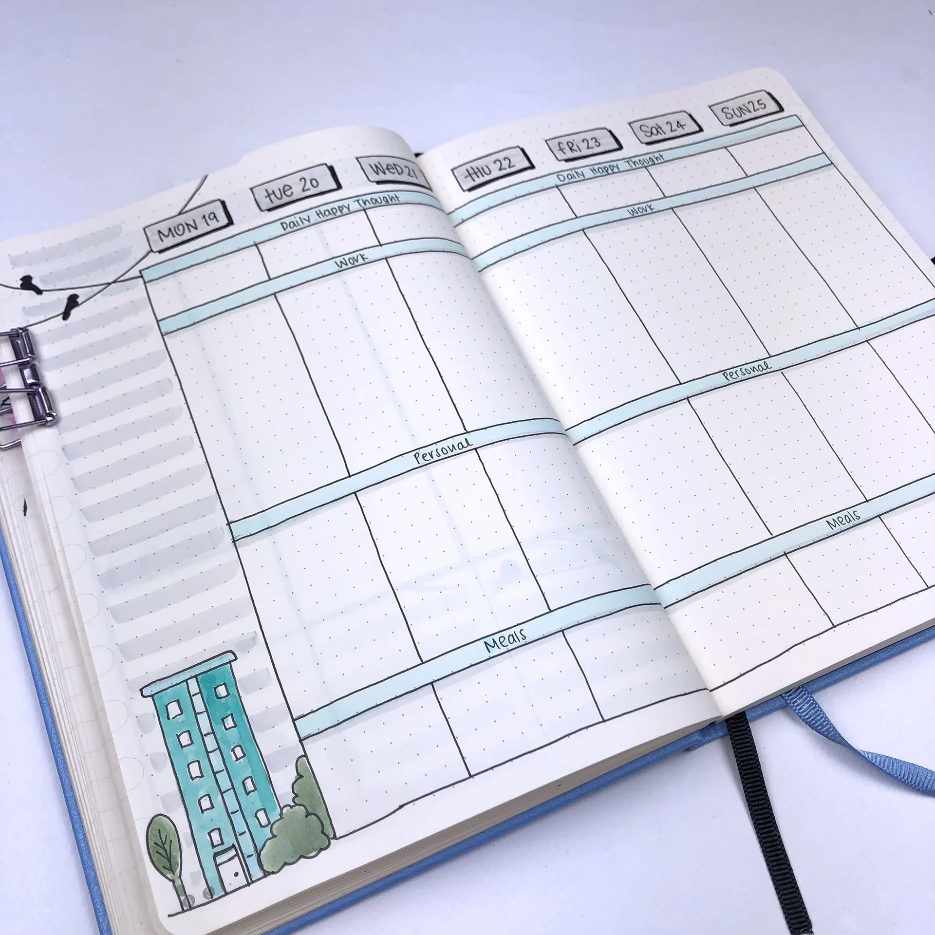 Bullet Journal Weekly Spread Ideas for November 2018