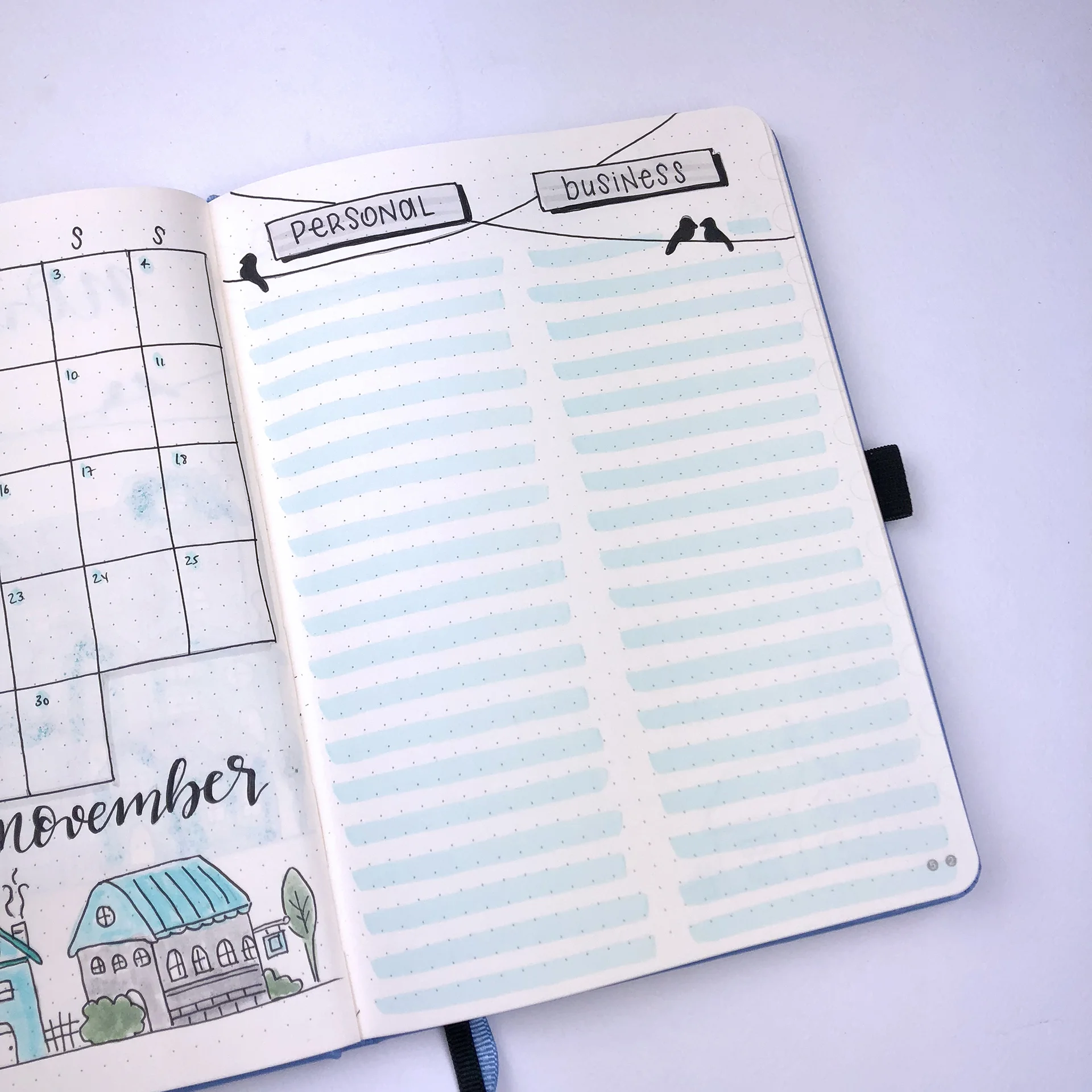 Bullet Journal Setup - November 2018