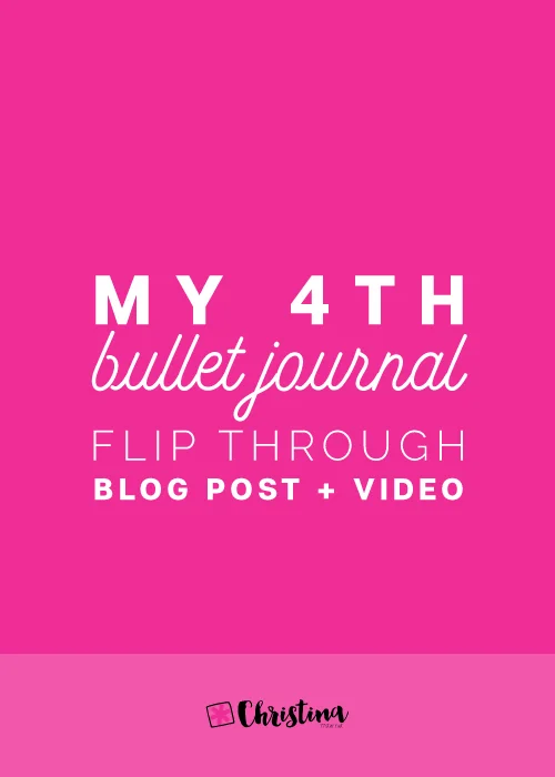 My 2018 Bullet Journal Flip Through | christina77star