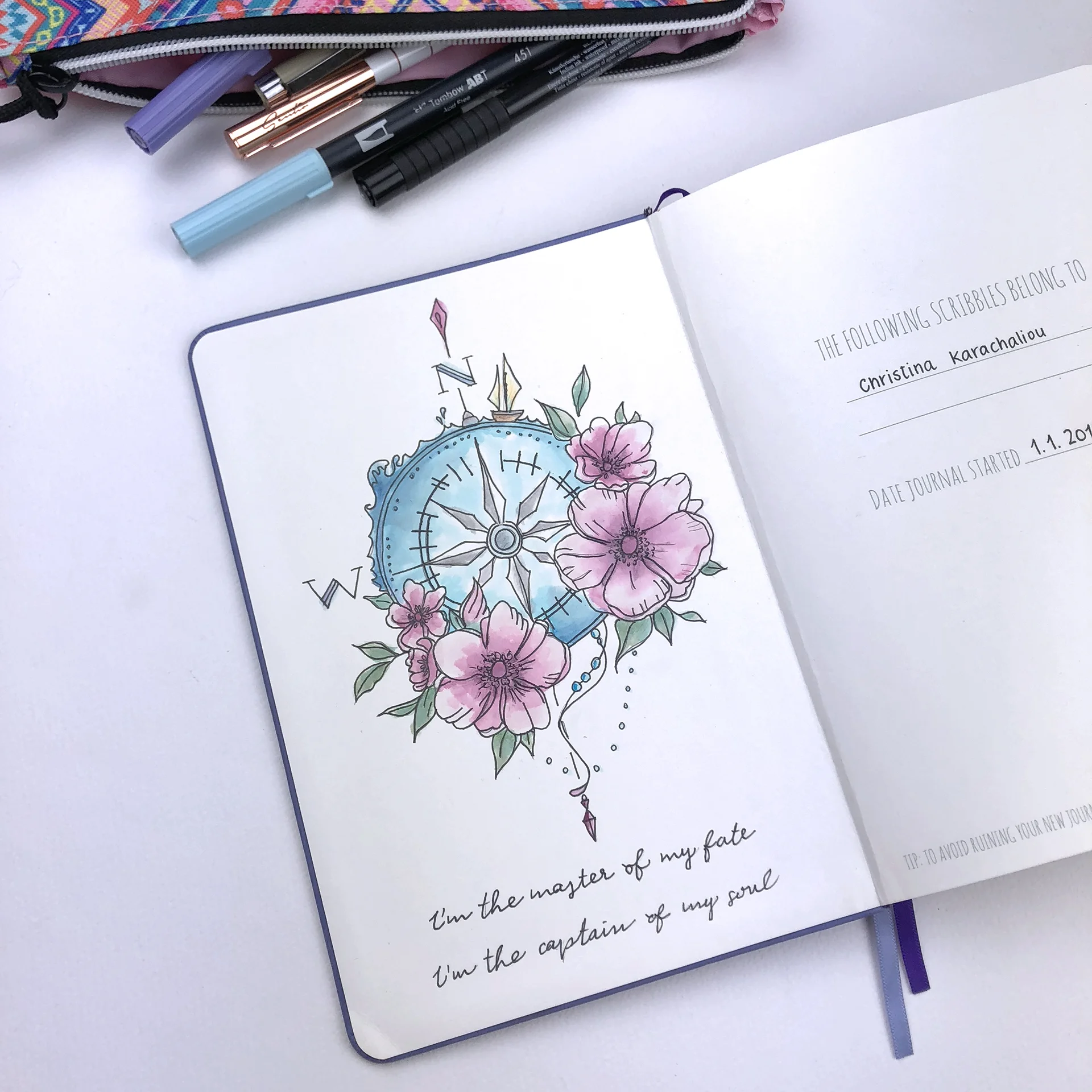 My 2018 Bullet Journal Flip Through | christina77star