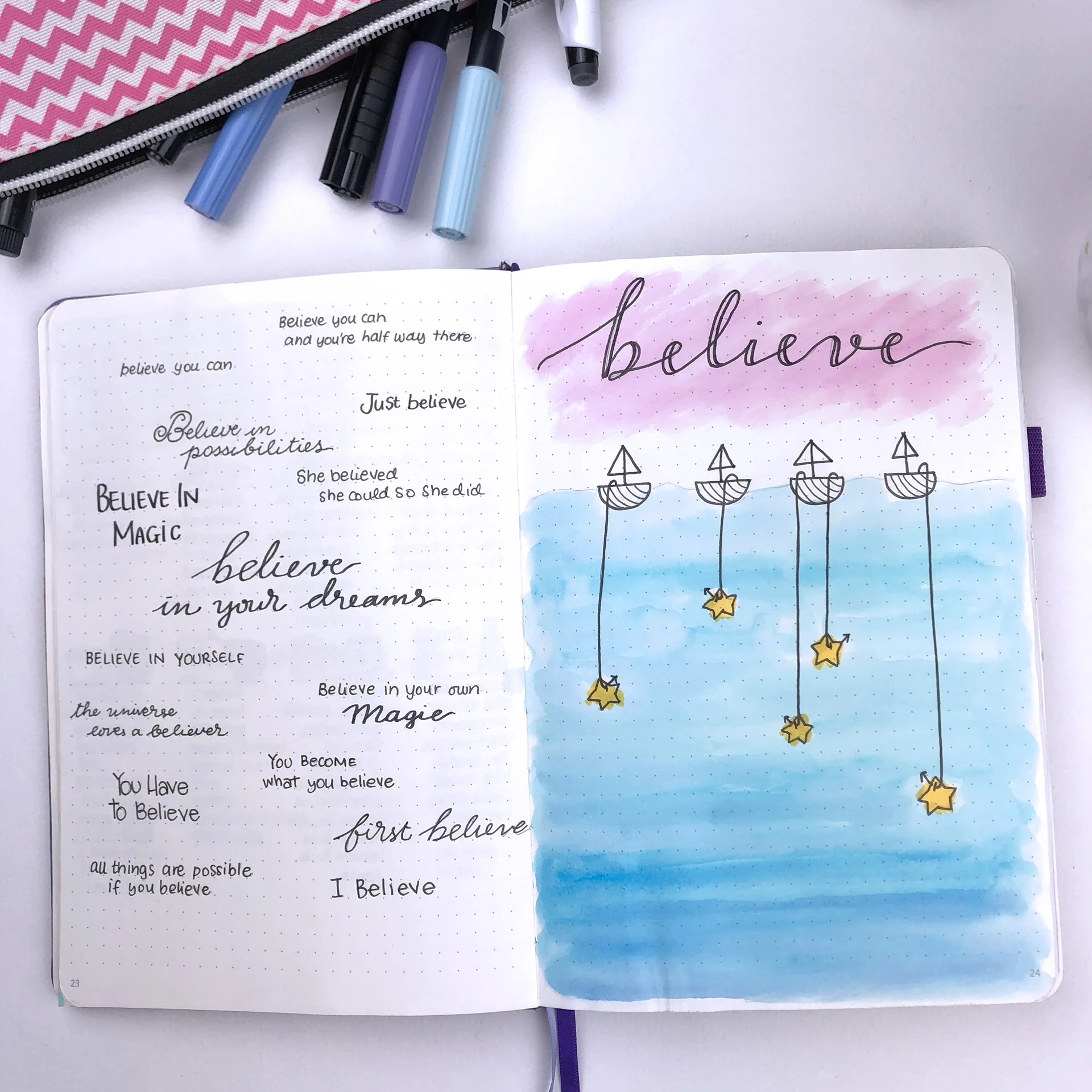 My 2018 Bullet Journal Flip Through | christina77star
