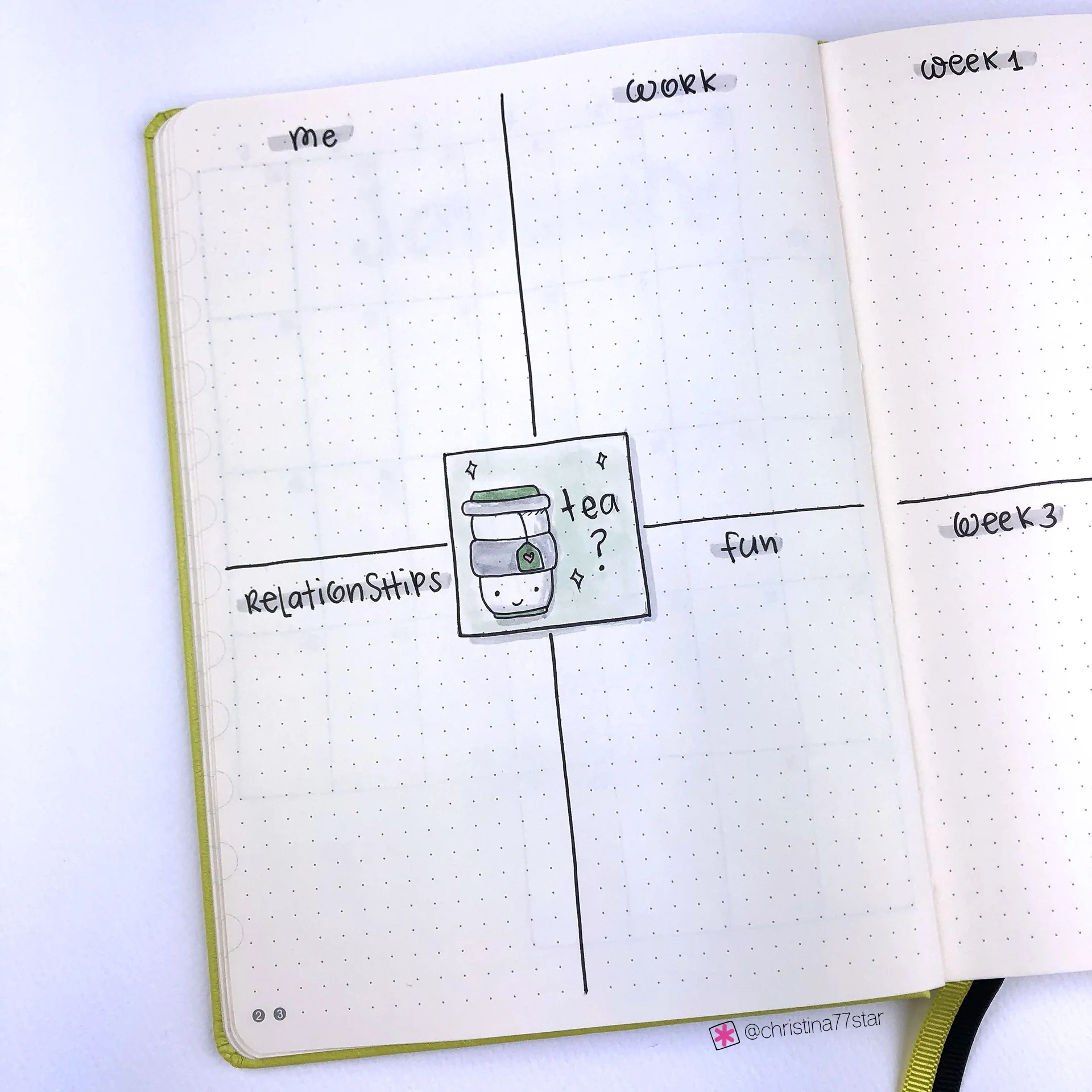 Monthly Goals - Bullet Journal Plan With Me - January 2019