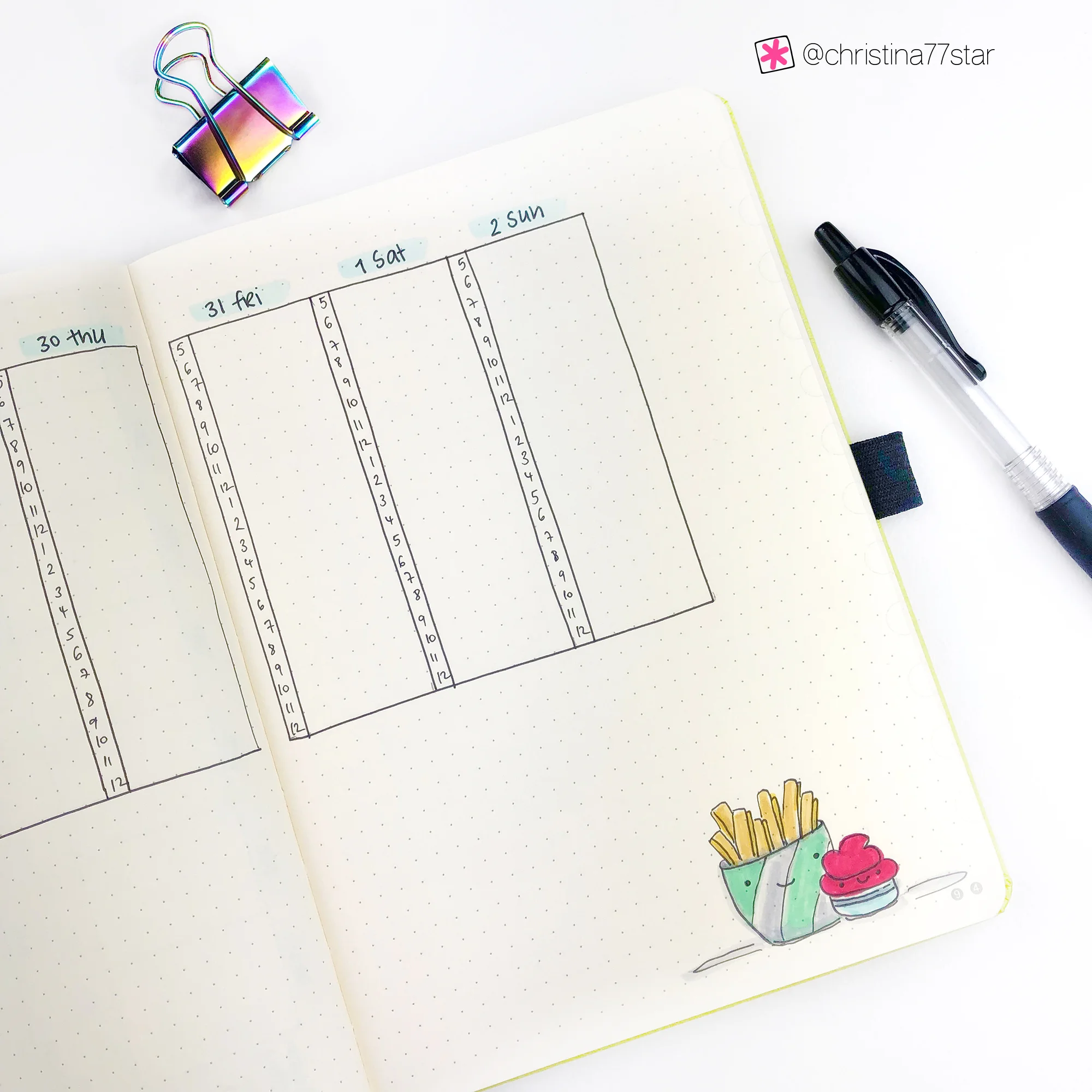 Plan With Me - Bullet Journal Monthly Setup for June 2019 - Weekly Spread