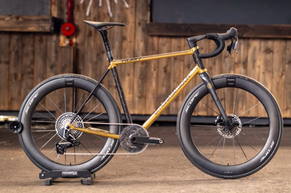 Gold Plated Battaglin Roma Road Bike Custom Build