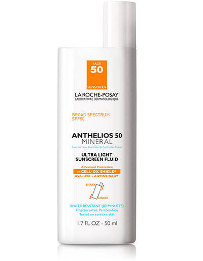 Buy this mineral 50 SPF sunscreen by cult-favorite La Roche-Posay here.