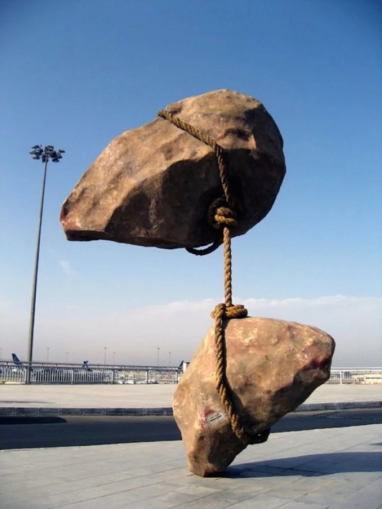 Floating Stone by Smaban Abbas