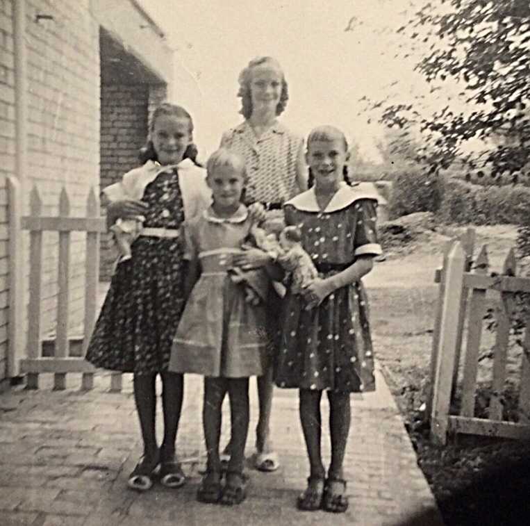 The Newton Sisters going back to school - September 1959 - Kirkuk, Iraq
