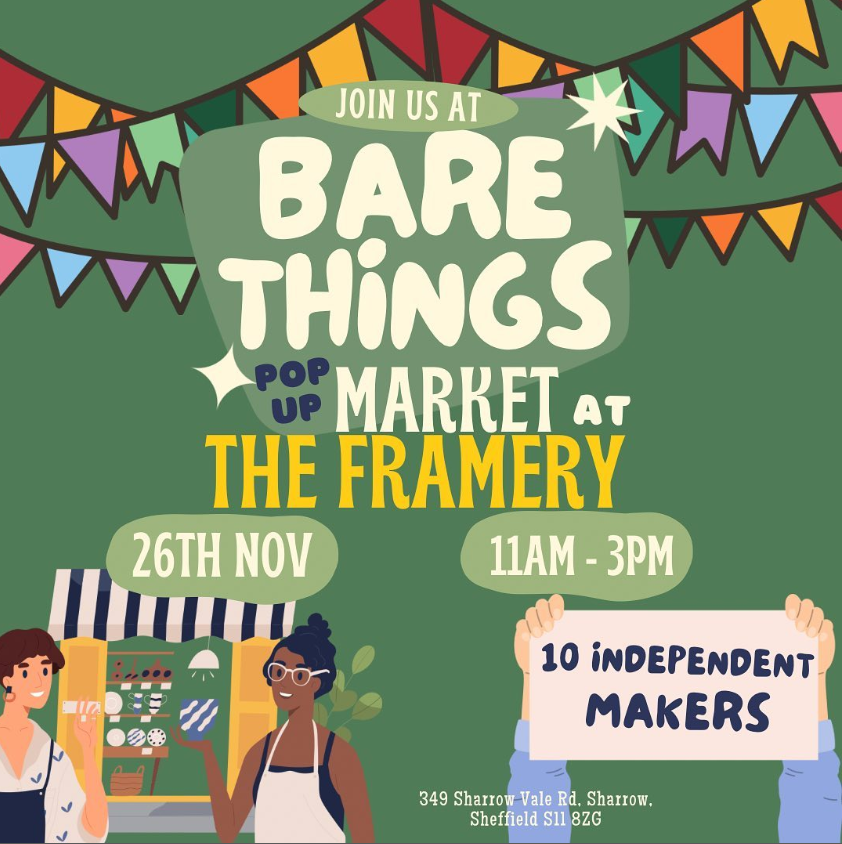 MARKET - Bare Things Market, Sharrowvale Sheffield