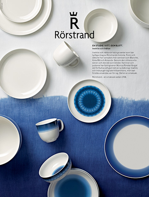 Rörstrand, In white/ In blue 2015