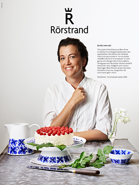Rörstrand, Mon Amie (Eva Liljefors) vår 2015.