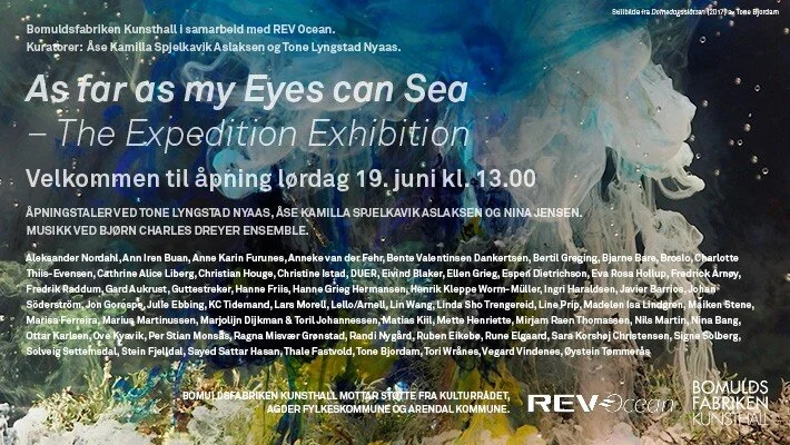 As far as my Eyes can Sea – The Expedition Exhibition, Group show at Bomuldsfabriken Kunsthall