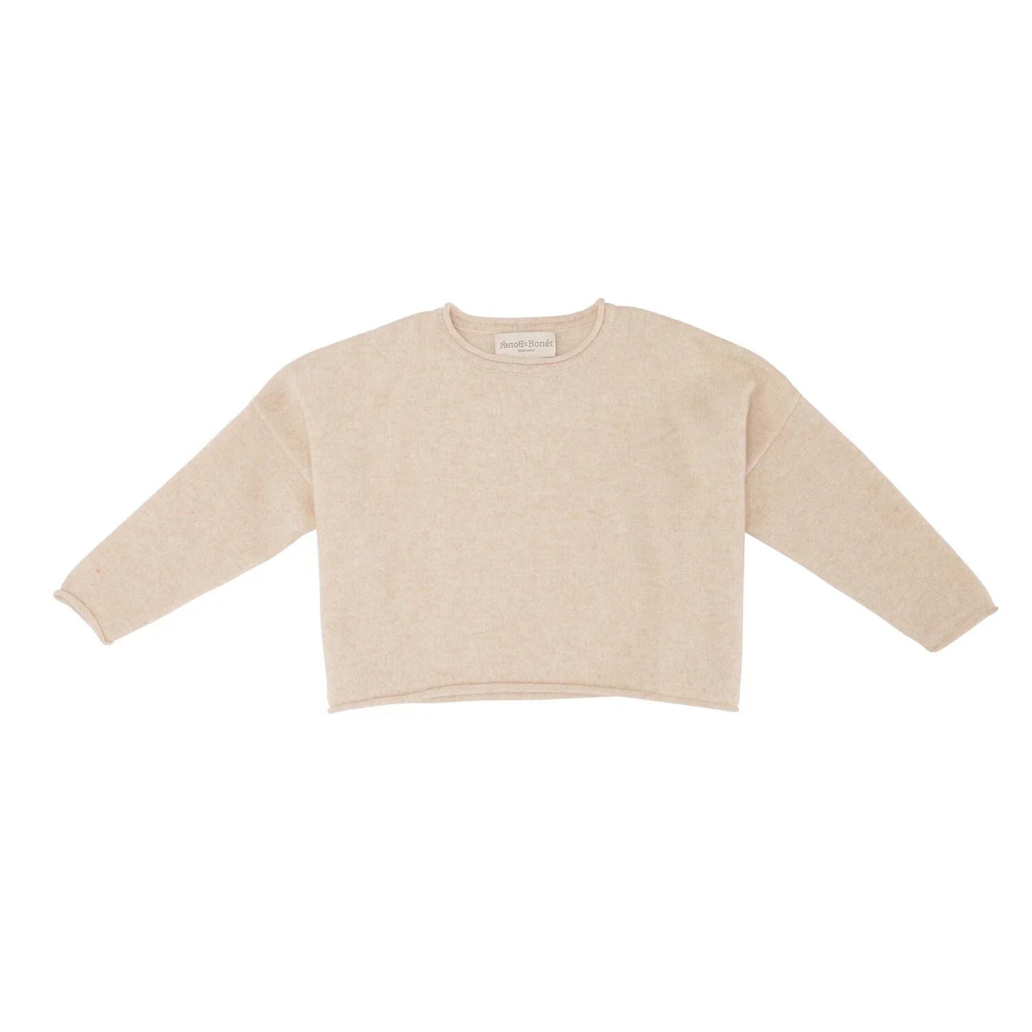 cashmere knit boxy sweater