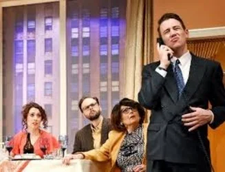 A scene from Beau Jest at Vienna's English Theatre