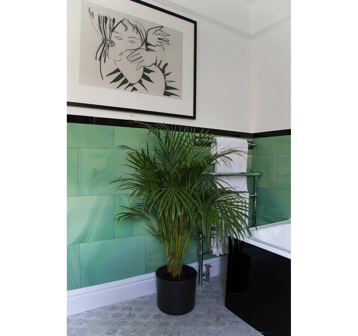 Zebra Lady - Framed A1 Giclee print