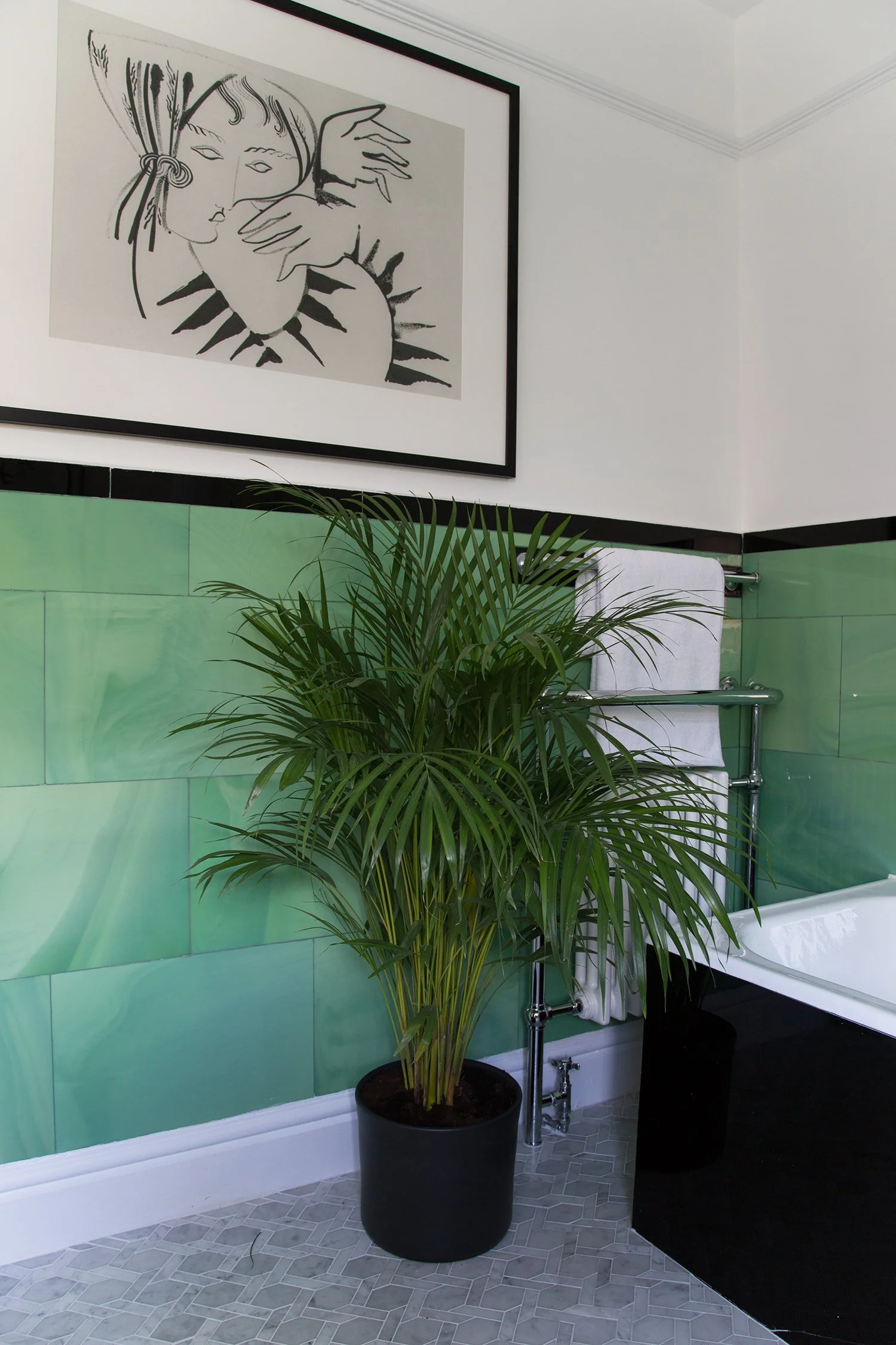 Zebra Lady Print; George Clarke, Old House New House