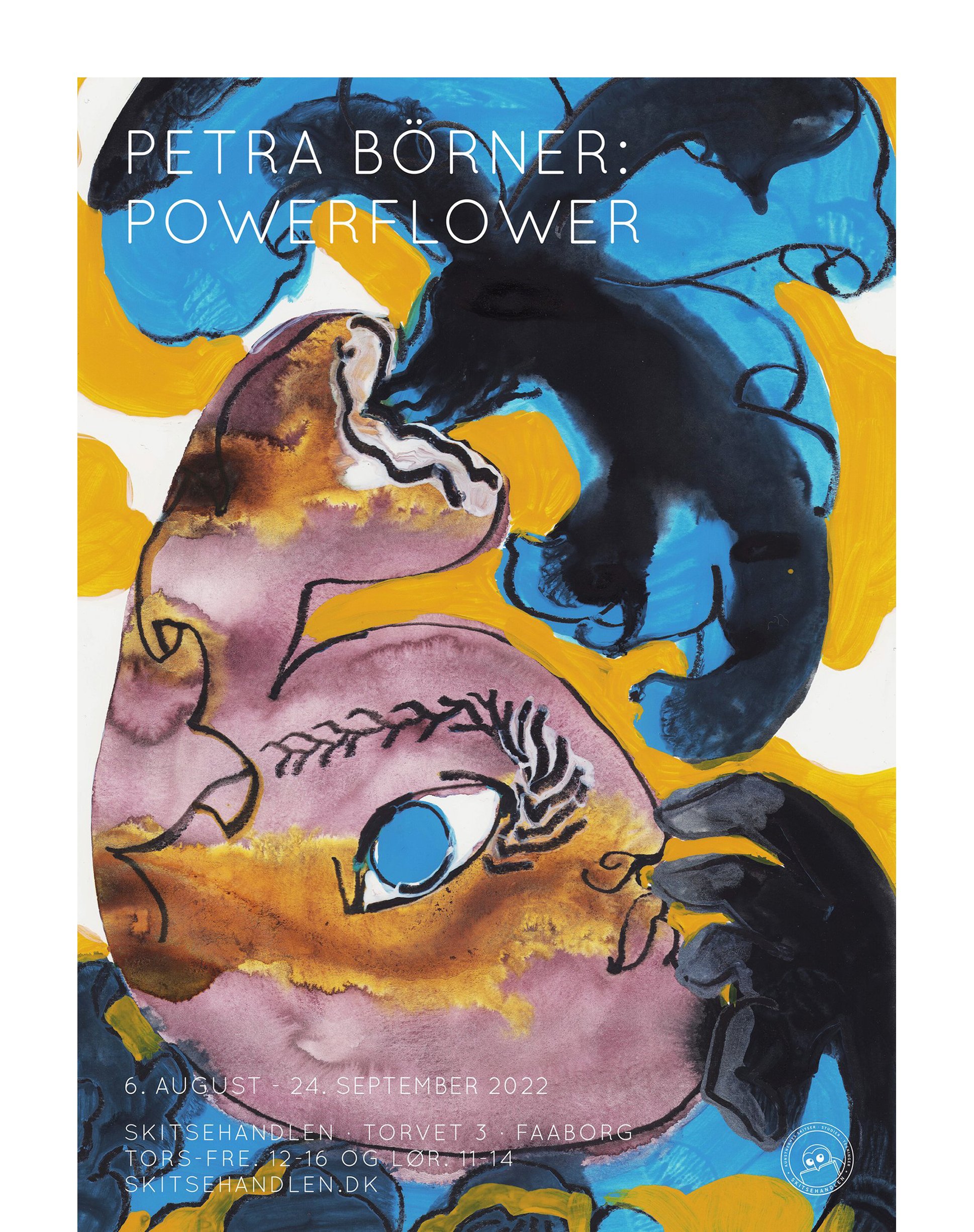 Powerflower, Exhibition poster; Skitsehandlen, Denmark