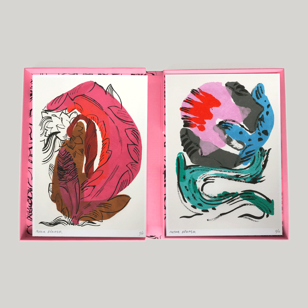 Petra's Floral 8, Collector's Box, Limited Edition Print Set