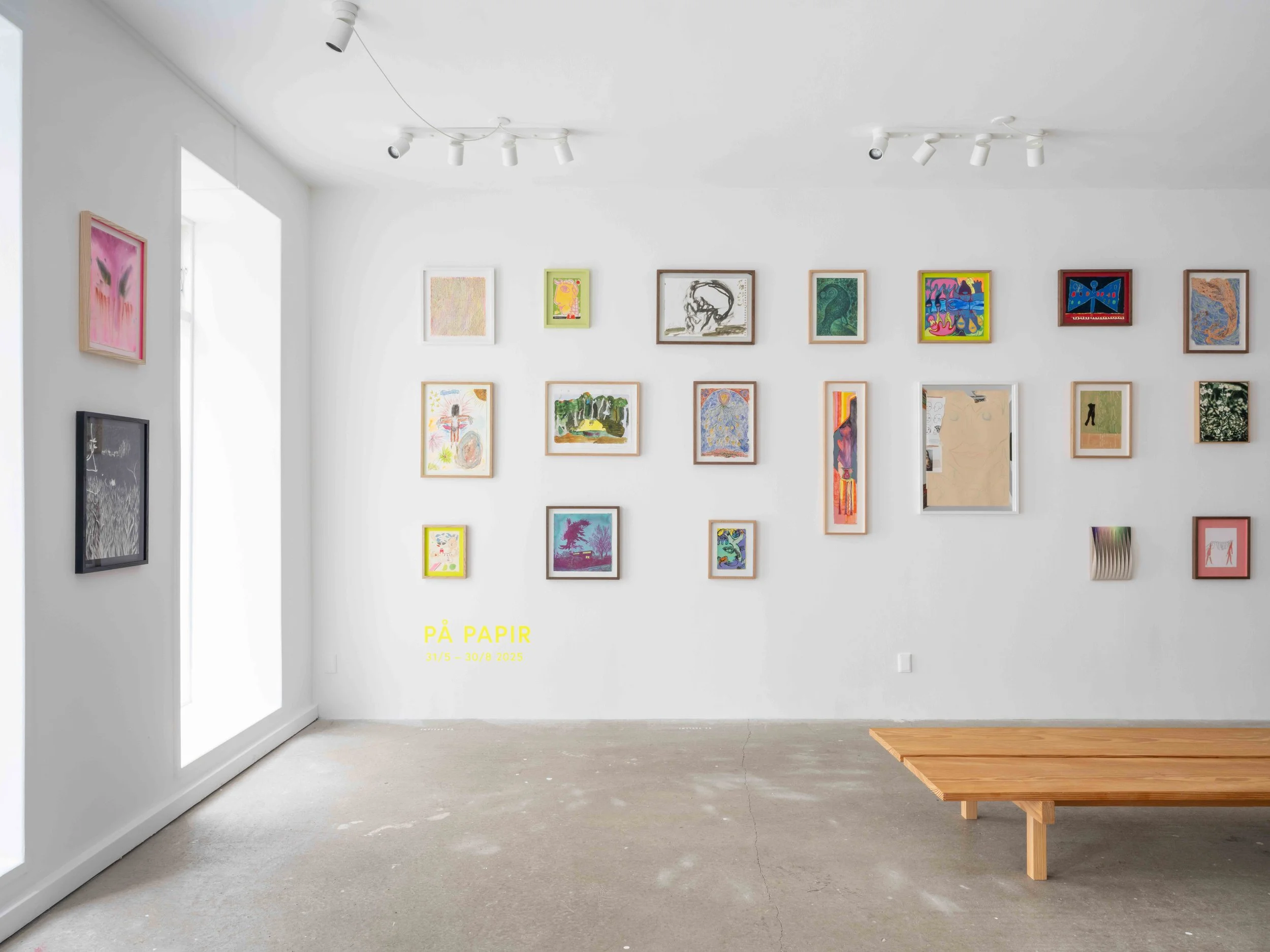 Exhibition wall, Skitsehandlen, Foto Andreas Bastiansen