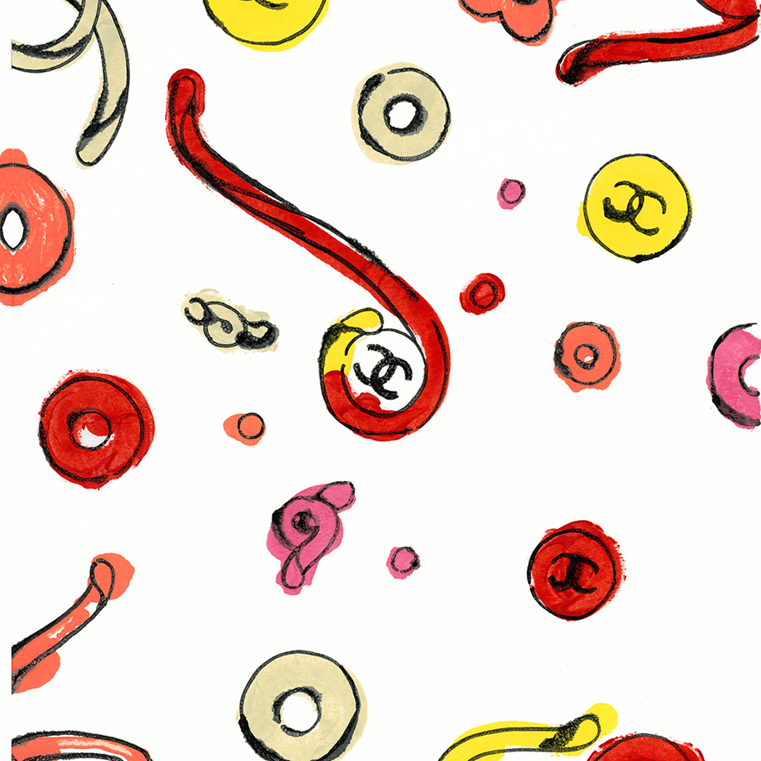 Happy Birthday - Illustration; Chanel