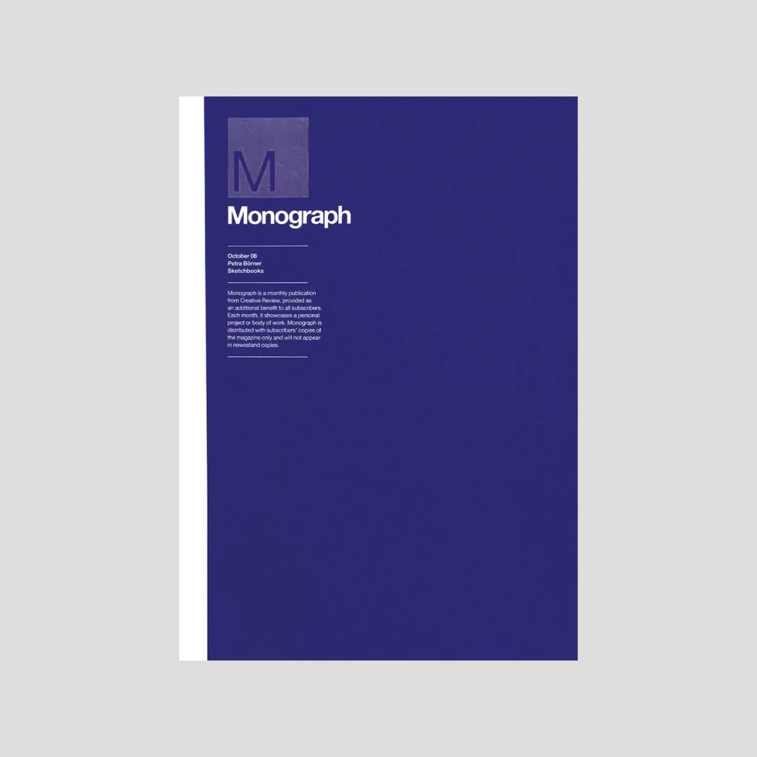 Sketches by Petra Börner - Monograph October 2008, Published by Creative Review