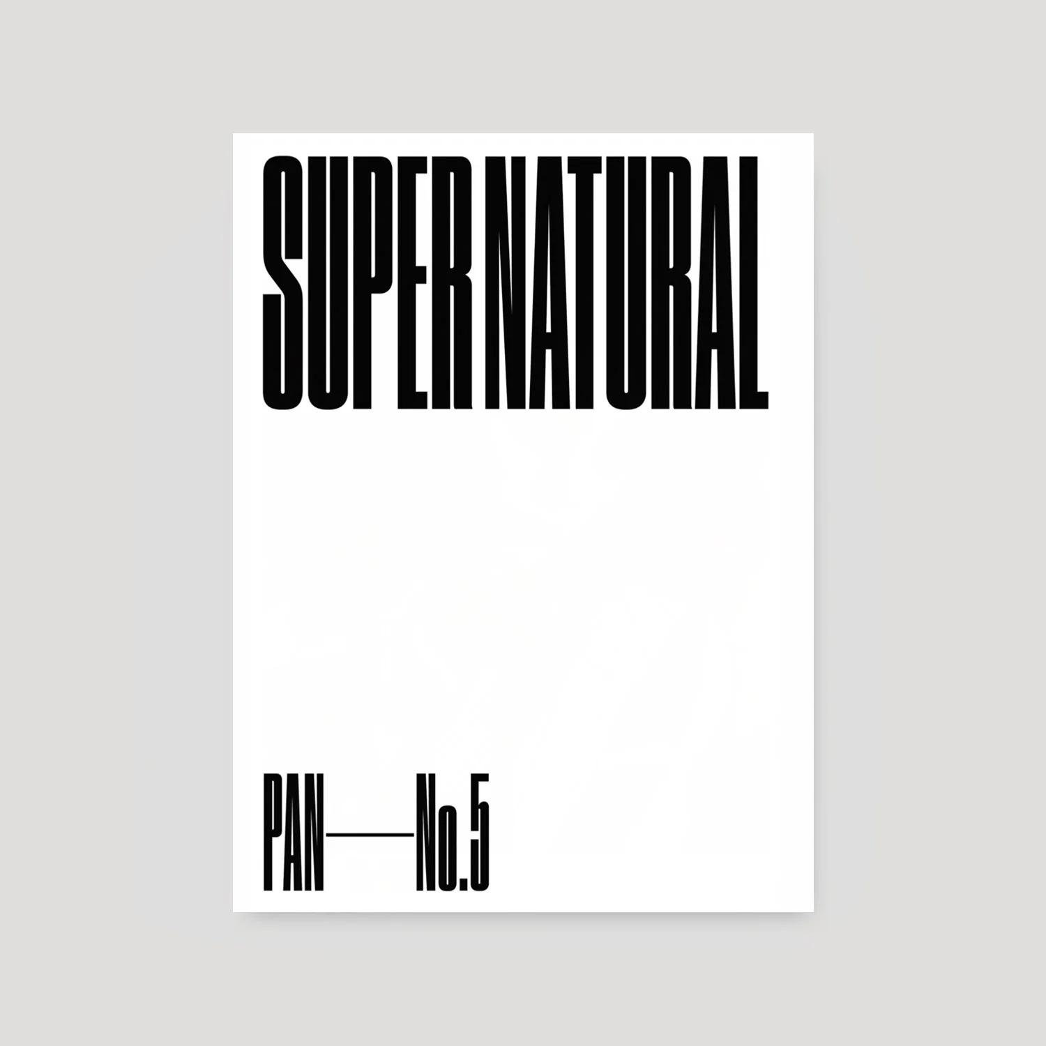 Supernatural, Pan & The Dream, Issue 5 (2021)