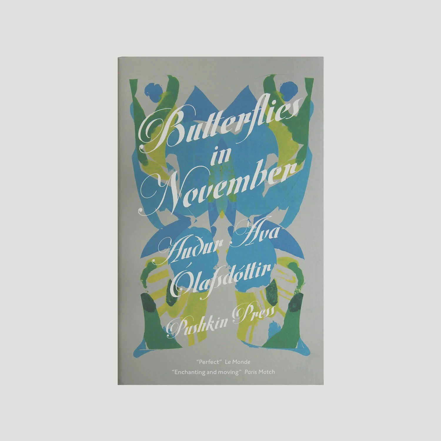 Butterflies In November by Auður Ava Ólafsdóttir; David Pearson (design), Pushkin Press