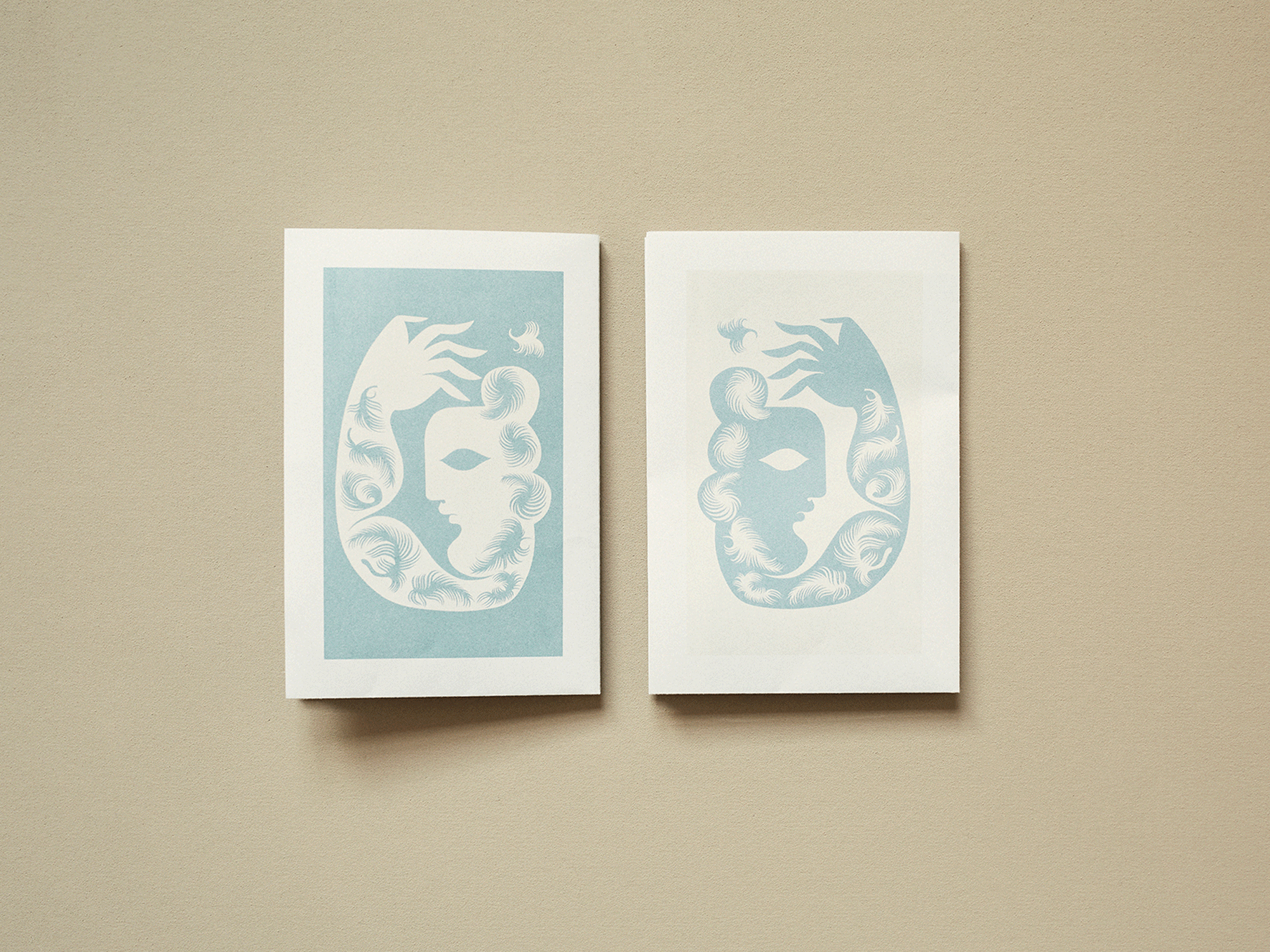 Mirrored Posters, Winter 23 Campaign; Ffern