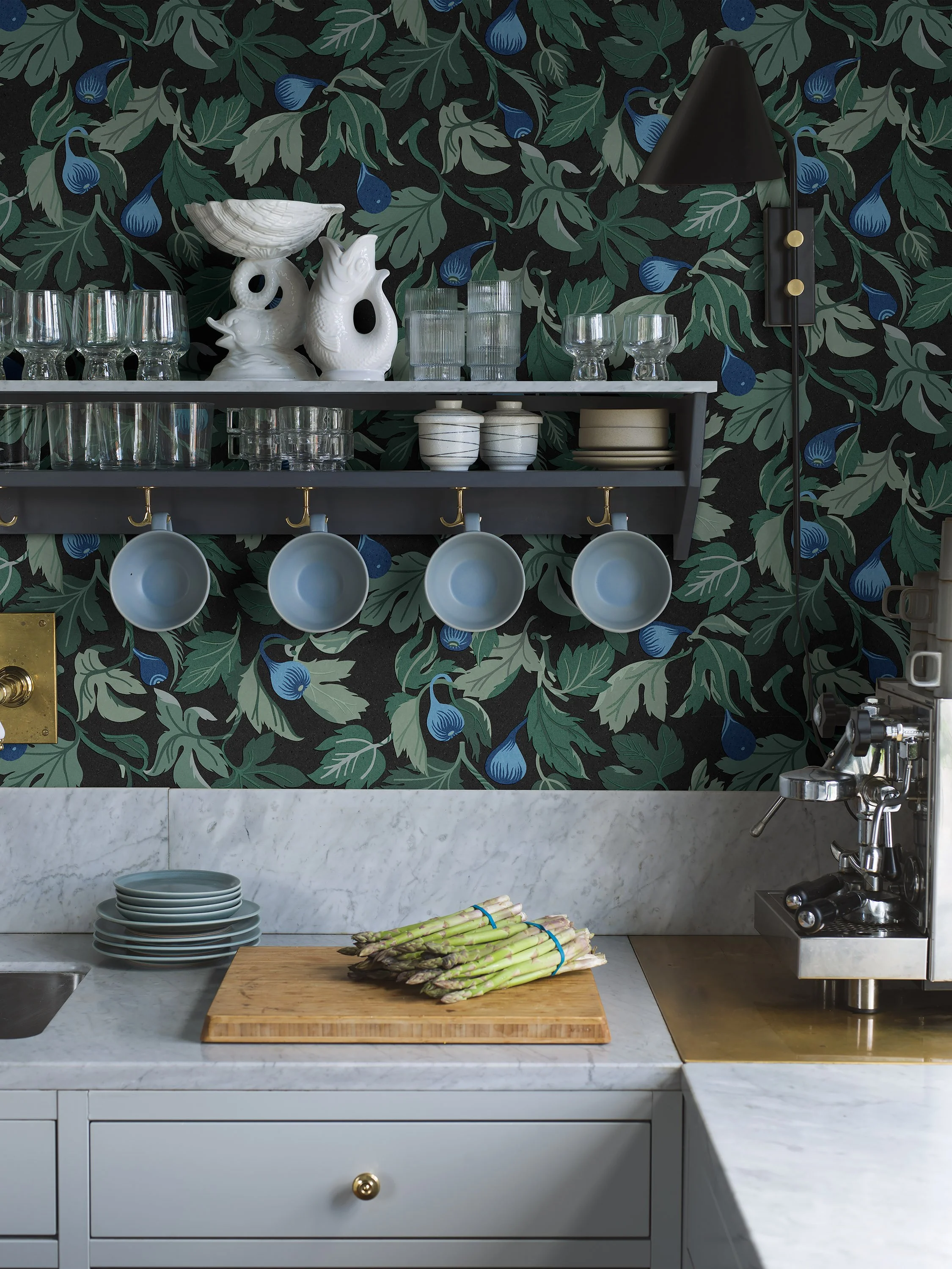 Petra Börner For Swedish Designers, Wallpaper Collection; Boråstapeter (Figs)